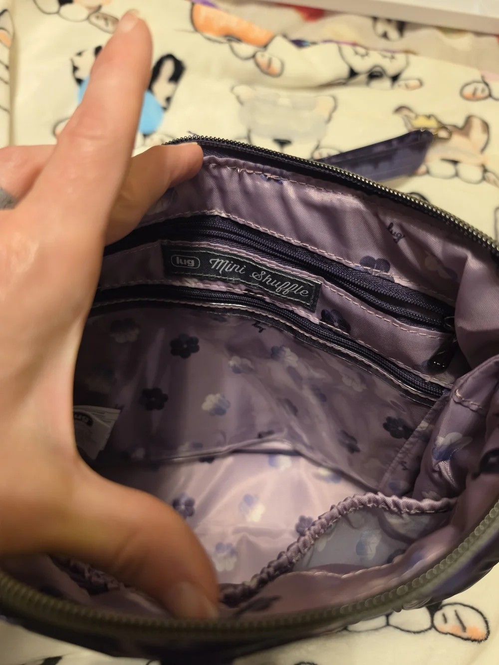 Lug Mini Shuffle In Shibori Purple